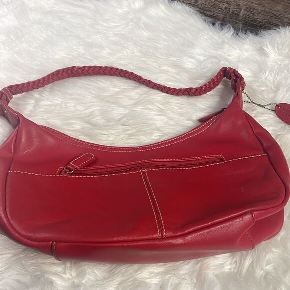 ACCESSORIES Genuine Leather Shoulder Satchel Bag Purse Braided Shoulder Strap - Picture 3 of 9